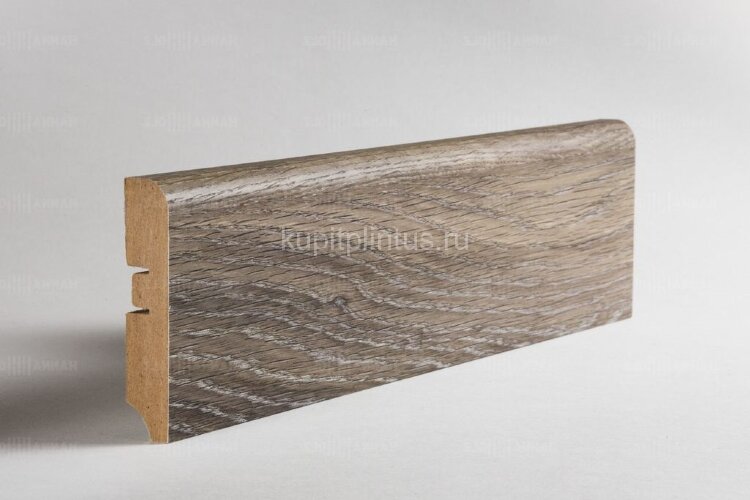 Заказать Плинтус напольный МДФ Hannahholz 80х16 Дуб серый 2,4 м 