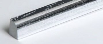 Заказать Штапик вспененный ПВХ 10х14 Асви цвет Хром 2,4 м 