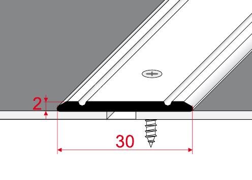 Заказать Алюминиевый порог плоский с насечками 30 мм Effector A 02-00 Золото 2,7 м Заказать Алюминиевый порог плоский с насечками 30 мм Effector A 02-00 Золото 2,7 м