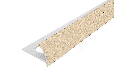 Заказать Профиль внешний ПВХ для плитки Cezar 12 мм 213 Песочный беж 2,5 м 