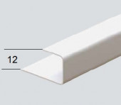Профиль для панелей ПВХ Lemal 12 мм Белый 3 м