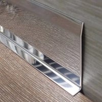 Плинтус из нержавеющей стали