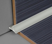 Профиль для плитки внутренний универсальный алюминий 10 мм PV30-02 серебро матовое 2,7 м