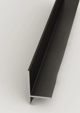 Заказать Алюминиевый теневой плинтус Евротрим 7627.05 черный анодированный 2 м 