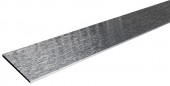 Алюминиевая полоса 10х1,5 серебро глянец браш 2,7 м