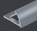 Заказать C-образный алюминиевый профиль для плитки 8 мм PV16-34 темно-серый Ral 7000 2,7 м 