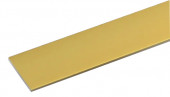 Алюминиевая полоса 10х1,5 золото матовое 2,7 м