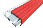 Профиль алюминиевый противоскользящий ALPB 32х20 Красный 2,7м