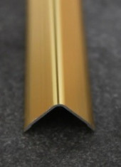 Алюминиевый уголок 20х20 мм ПН20х20 наружний золото люкс 2,7 м
