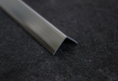 Алюминиевый уголок 20х20 мм ПН20х20 наружний серебро люкс 2,7 м