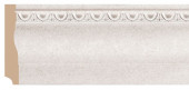 Напольный плинтус Decomaster Ионика 153-19D Белый 95х12х2400 мм