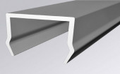 Алюминиевый Пи-профиль под гипсокартон ОП-002 (заглушка к ОП-001) 3 м